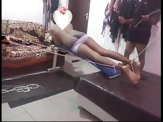 Sri Lankan Femdom Bit Of All Right Caning
